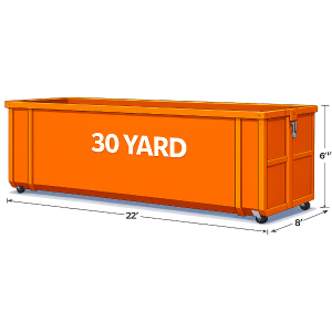 30-Yard Roll Off Dumpster Rental